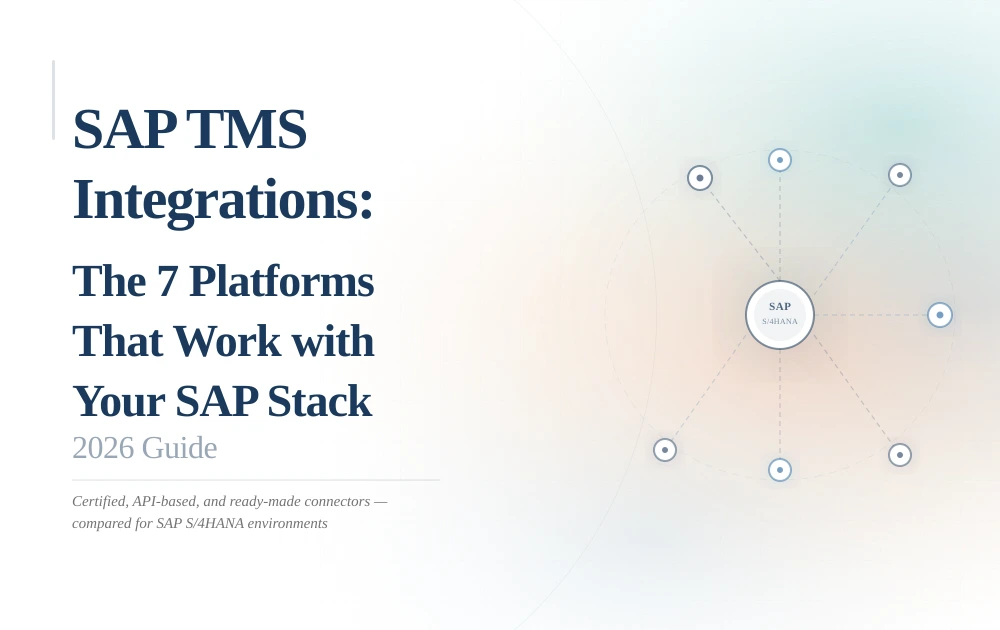 SAP TMS Integrations: 7 Platforms Compared