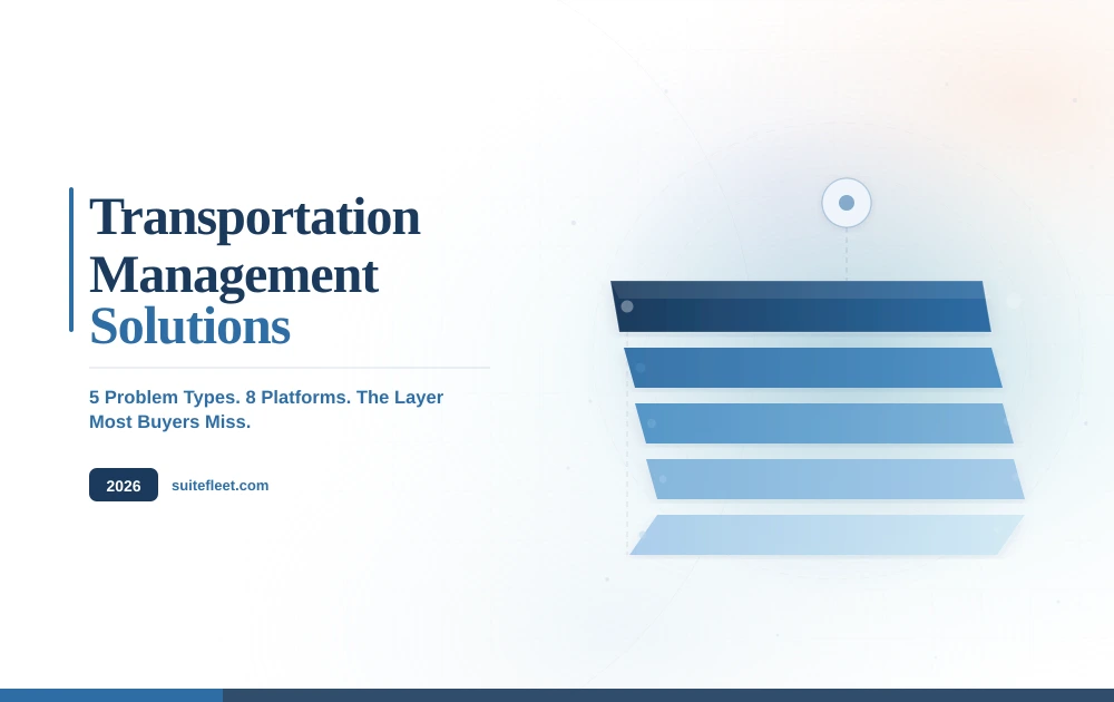 Transportation Management Solutions: 8 Types Mapped