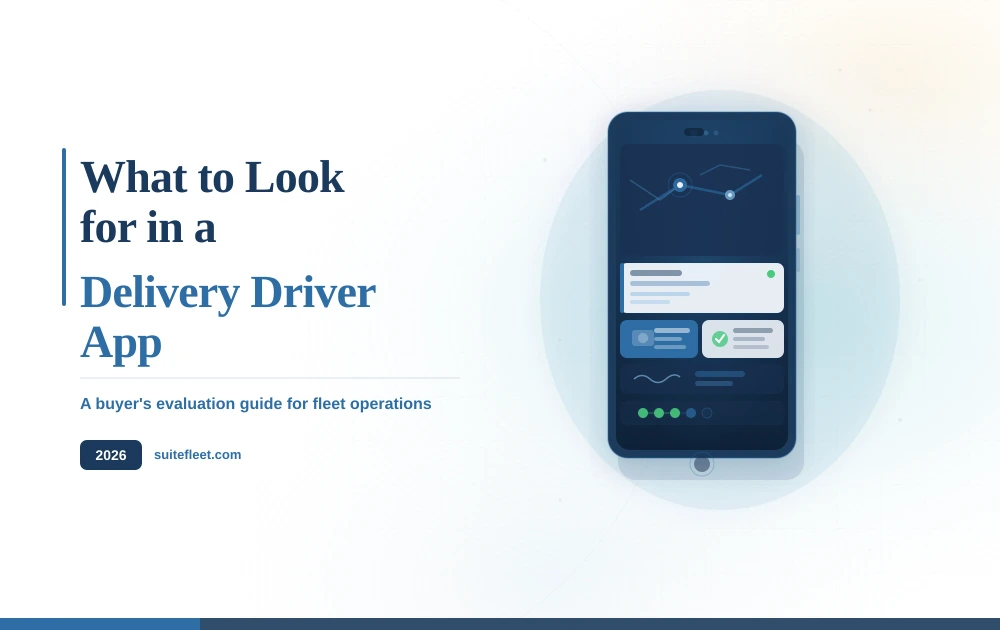 What to Look for in a Delivery Driver App
