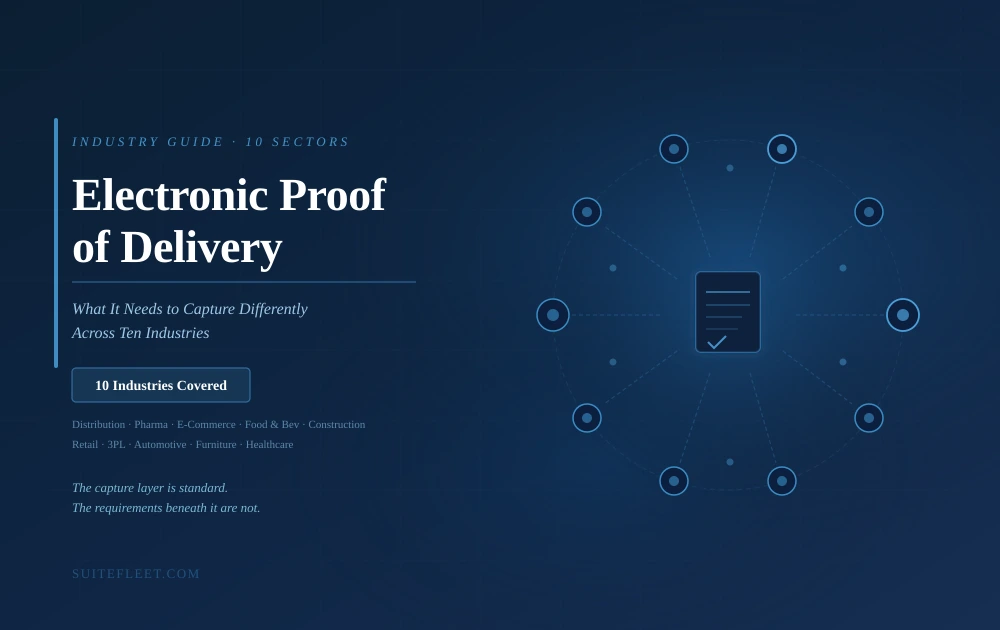 Electronic Proof of Delivery: What It Needs to Capture Differently Across Ten Industries