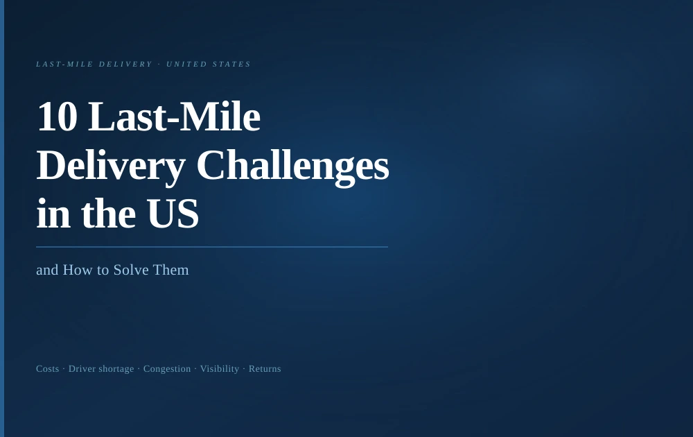 10 Last-Mile Delivery Challenges in the US and How to Solve Them