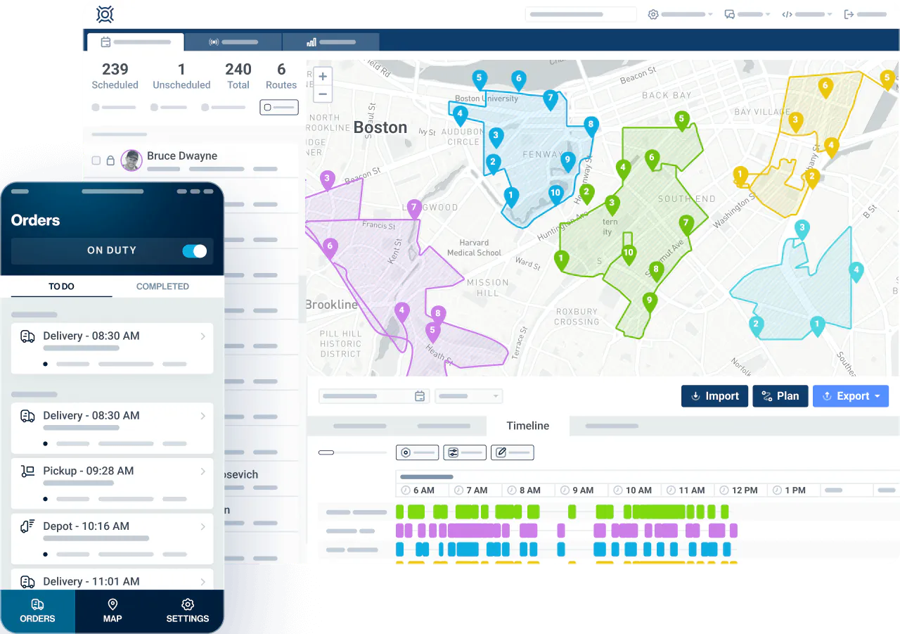 OptimoRoute Dashboard