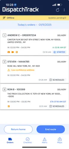 DispatchTrack Mobile App