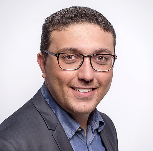 image of guest speaker at a conference (for a legal tech)