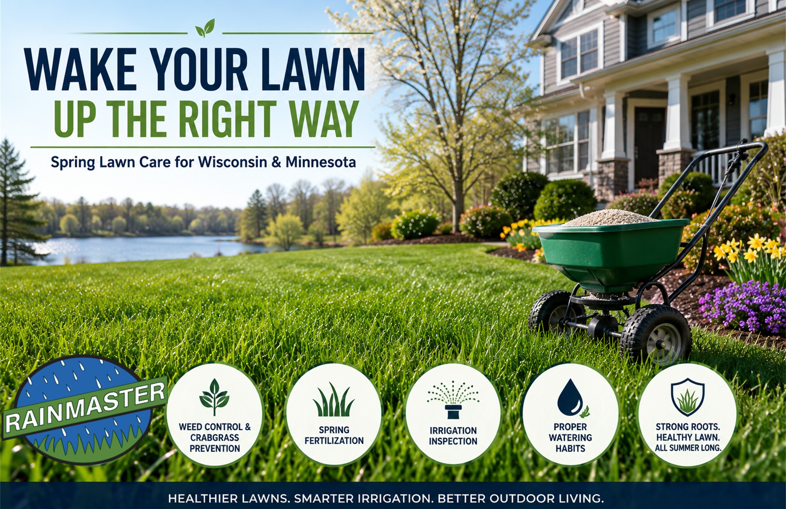 Spring Lawn Care in Wisconsin & Minnesota: Wake Your Lawn Up the Right Way