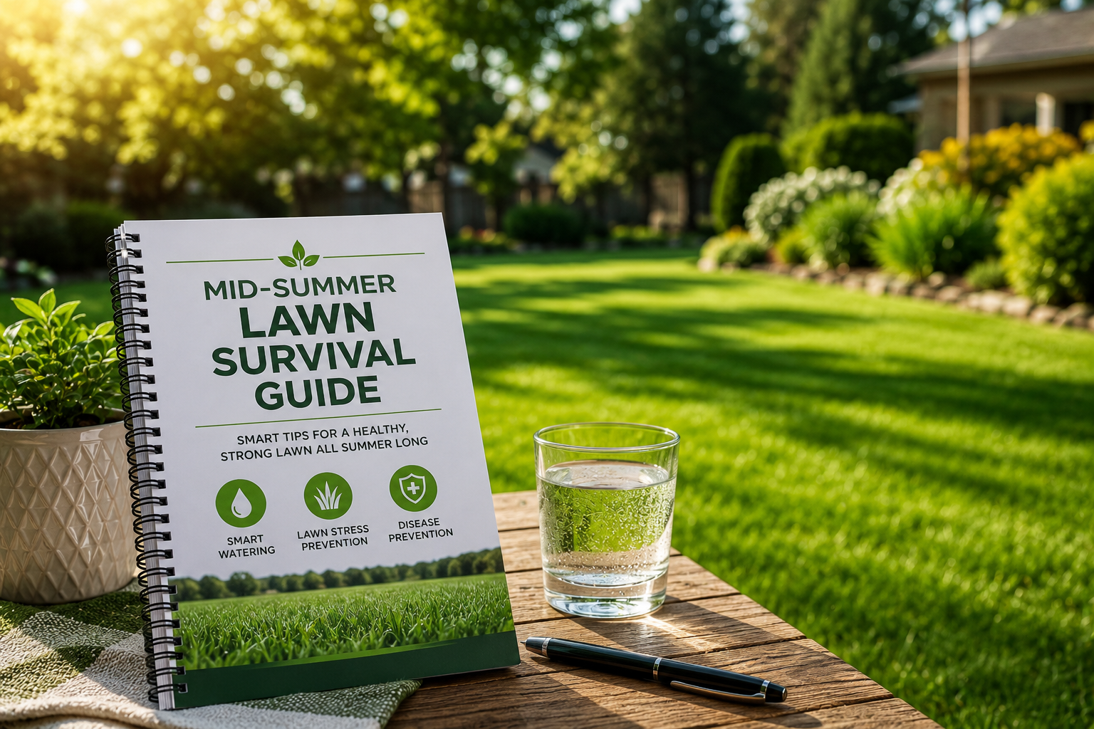 Your Mid-Summer Lawn Survival Guide: Smart Watering, Lawn Stress & Disease Prevention