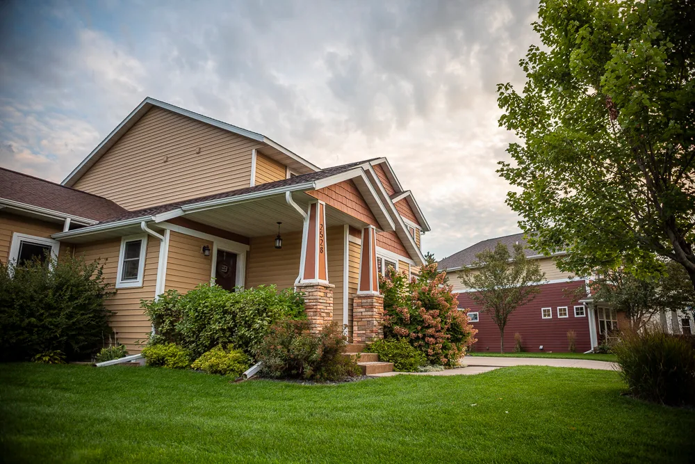 Healthy green lawn at a St. Paul, MN home