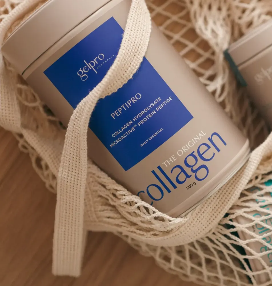 Gelpro Peptipro collagen product campaign image