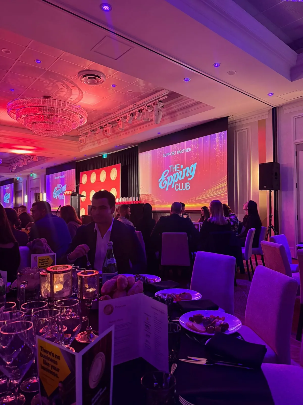The ballroom at the 2026 Parramatta Local Business Awards presentation night