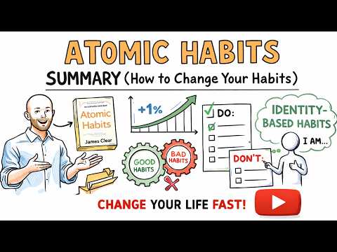 Atomic Habits Quick Summary | Best Self-Improvement Book Atomic Habits A Quick Chapter