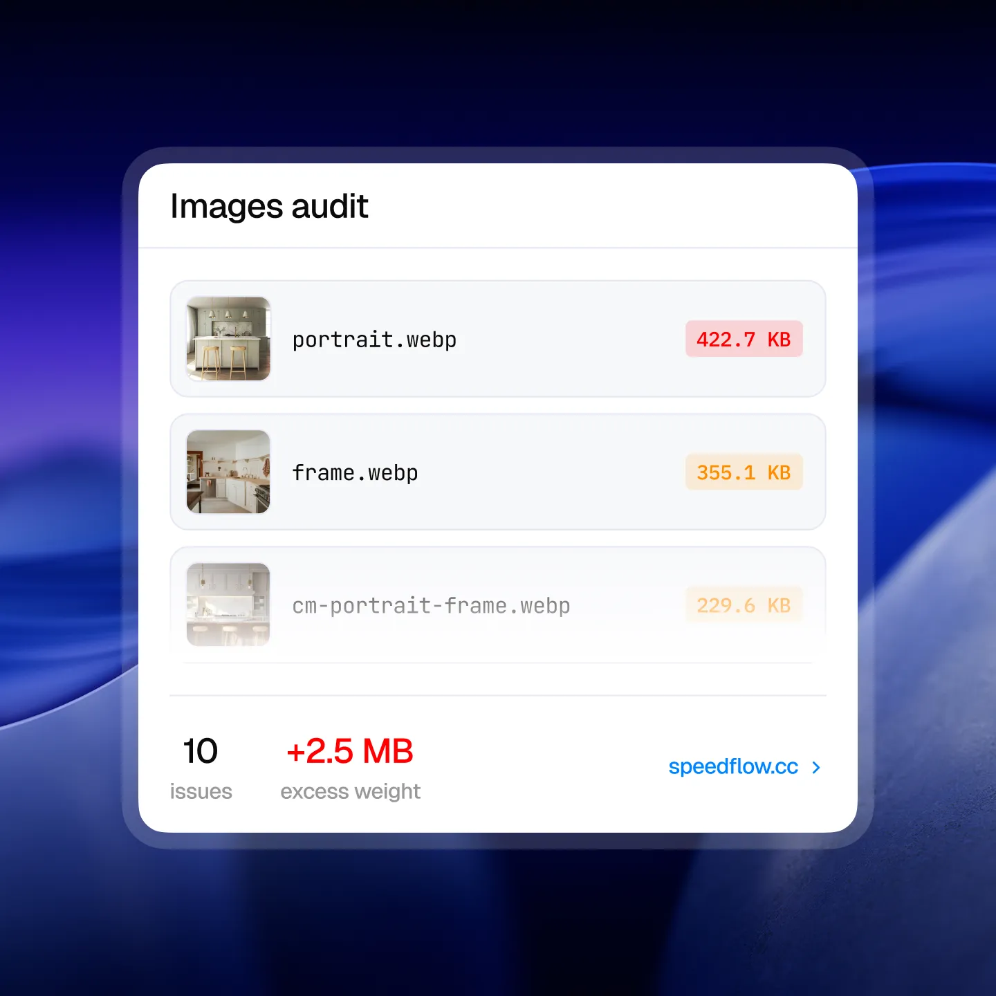 Webflow Images Audit - Speedflow