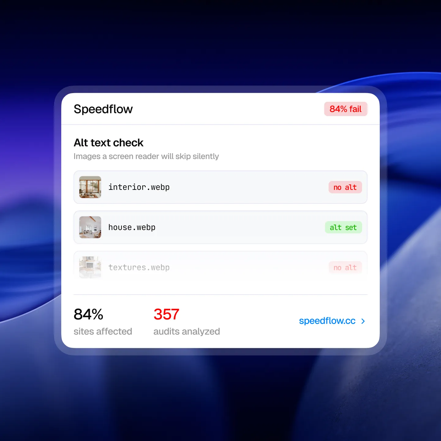 Webflow Accessibility Audit - Speedflow