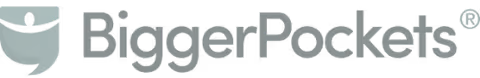 BiggerPockets logo with stylized pocket icon and text.