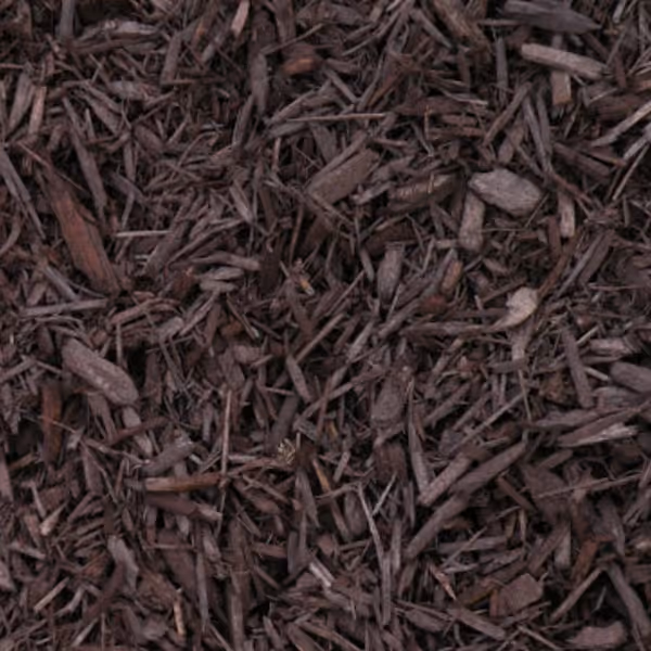 Walnut colored mulch