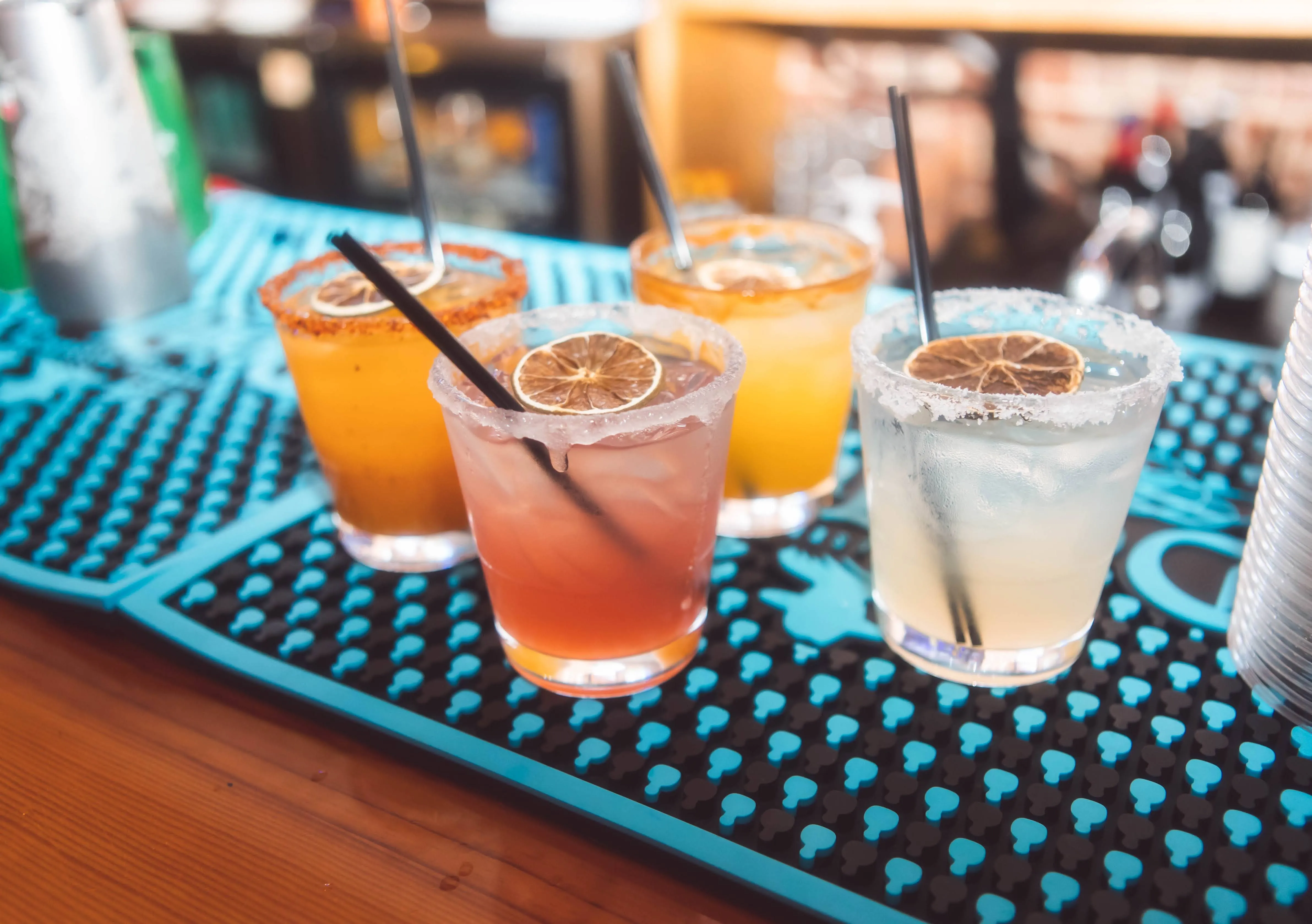 Handcrafted margaritas at Paloma Park