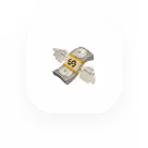logo argent pour imager le fait que les pauses sont gratuites chez Marius