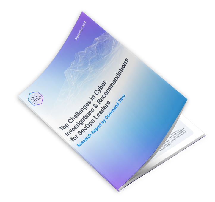 The Goal, Scope and Methodology of Command Zero’s Recent Research on Cyber Investigations