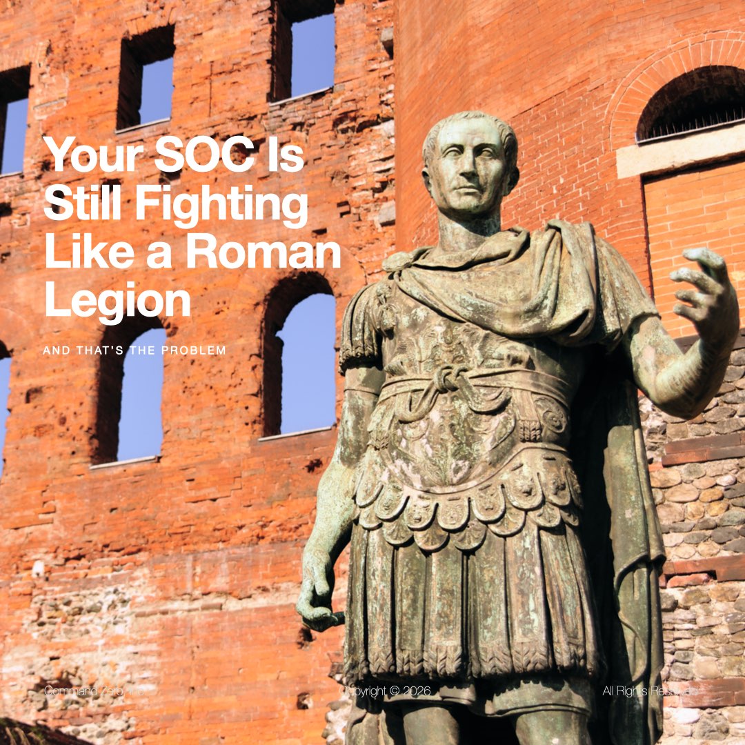 Your SOC Is Still Fighting Like a Roman Legion — And That’s the Problem
