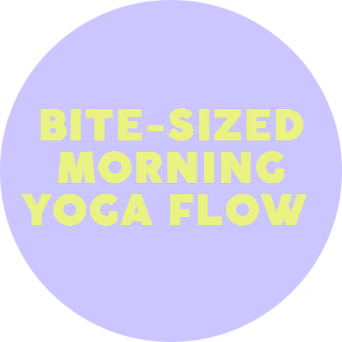 Bite-Sized Morning Yoga Flow program cover