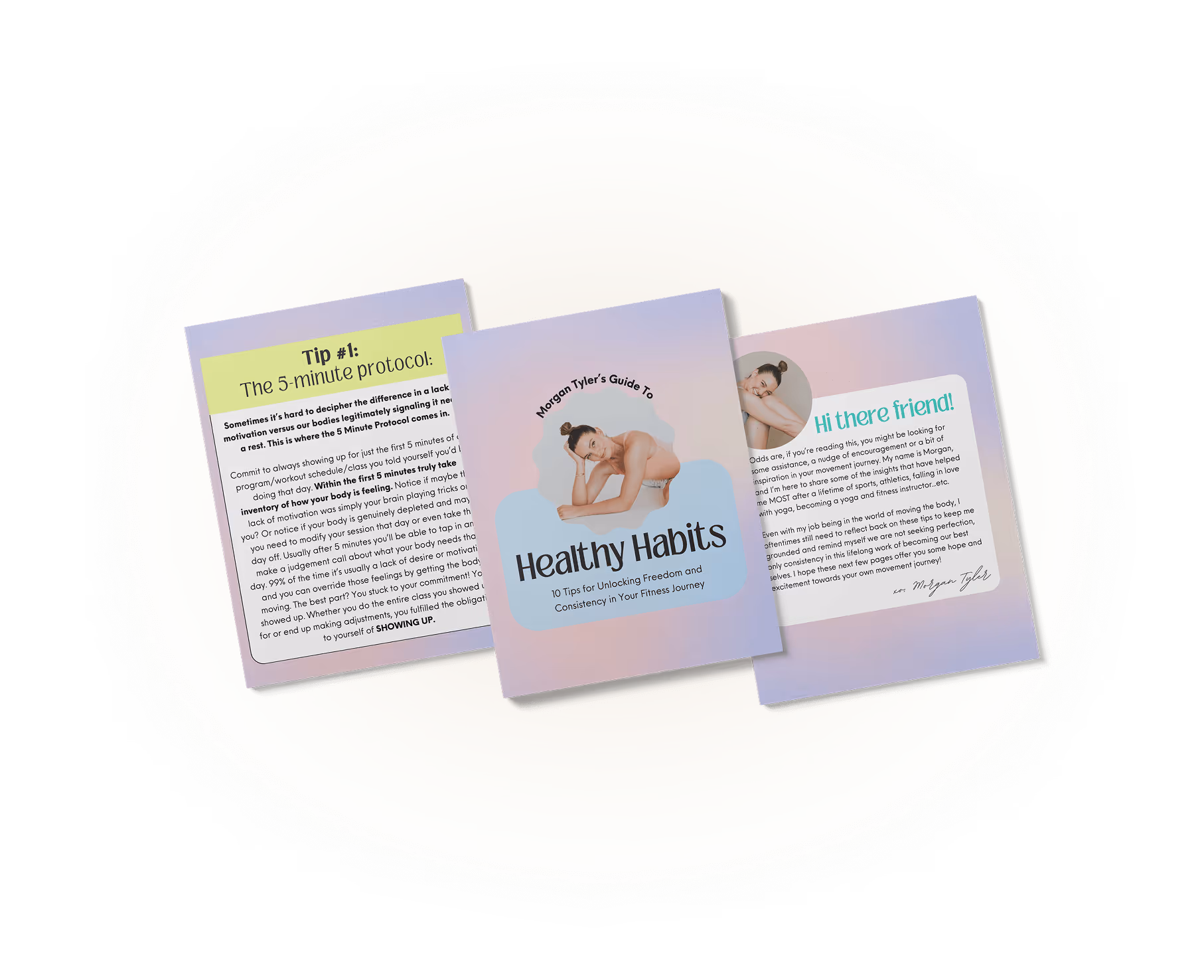 Showcasing some pages from Morgan's guide