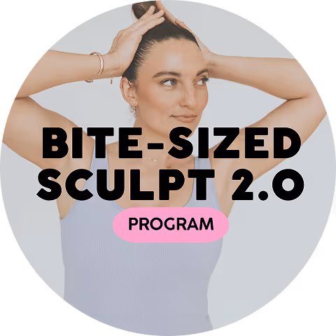 Bite-Sized Sculpt 2.0 program cover