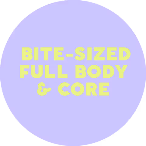 Bite-Sized Full Body & Core program cover