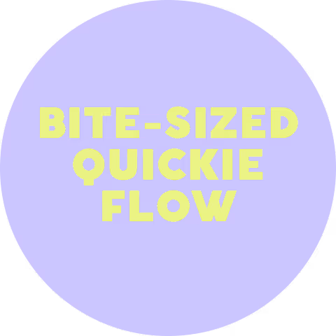 Bite-Sized Quickie Flow program cover