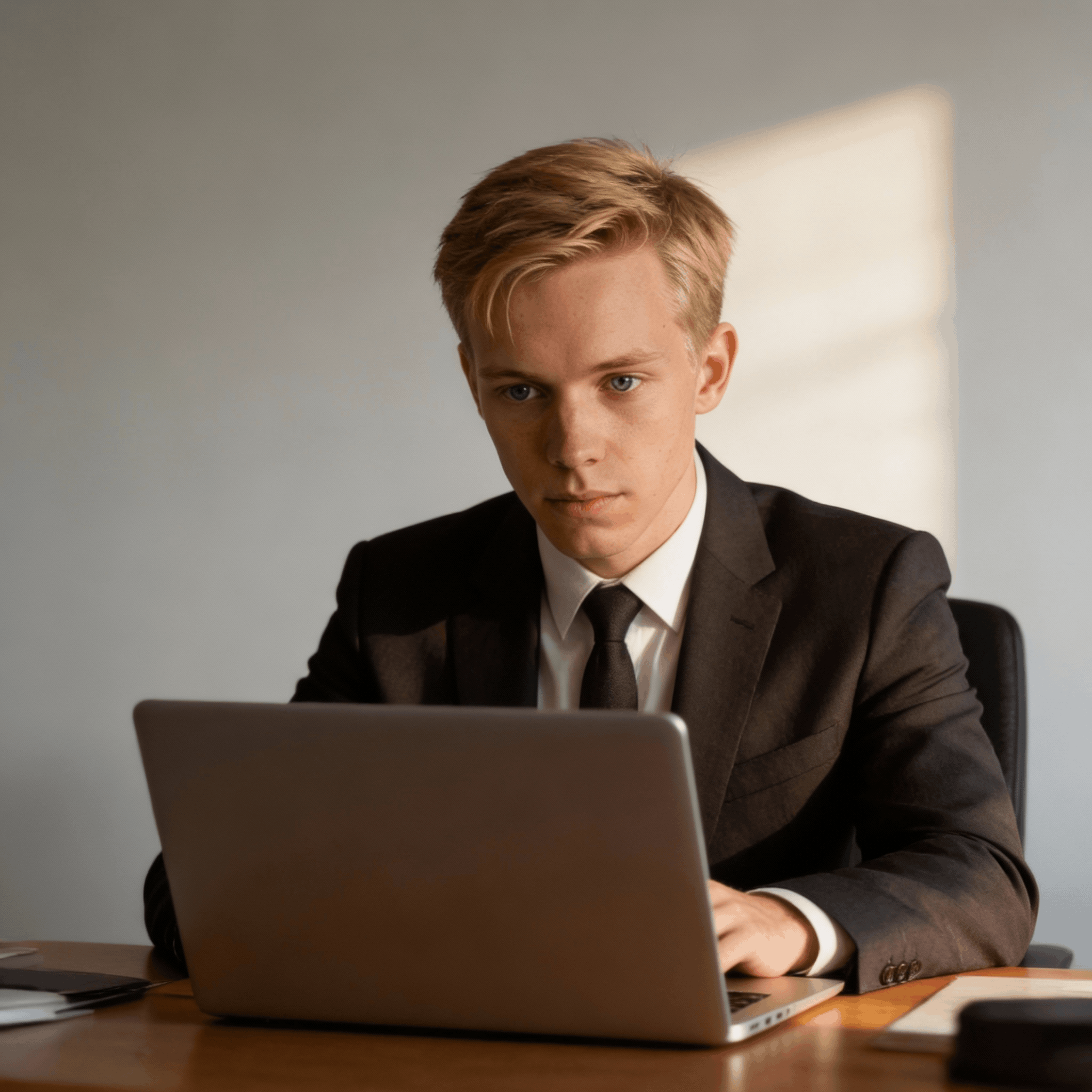 Human hand reaching out to touch a robot hand against a neutral gray background.
