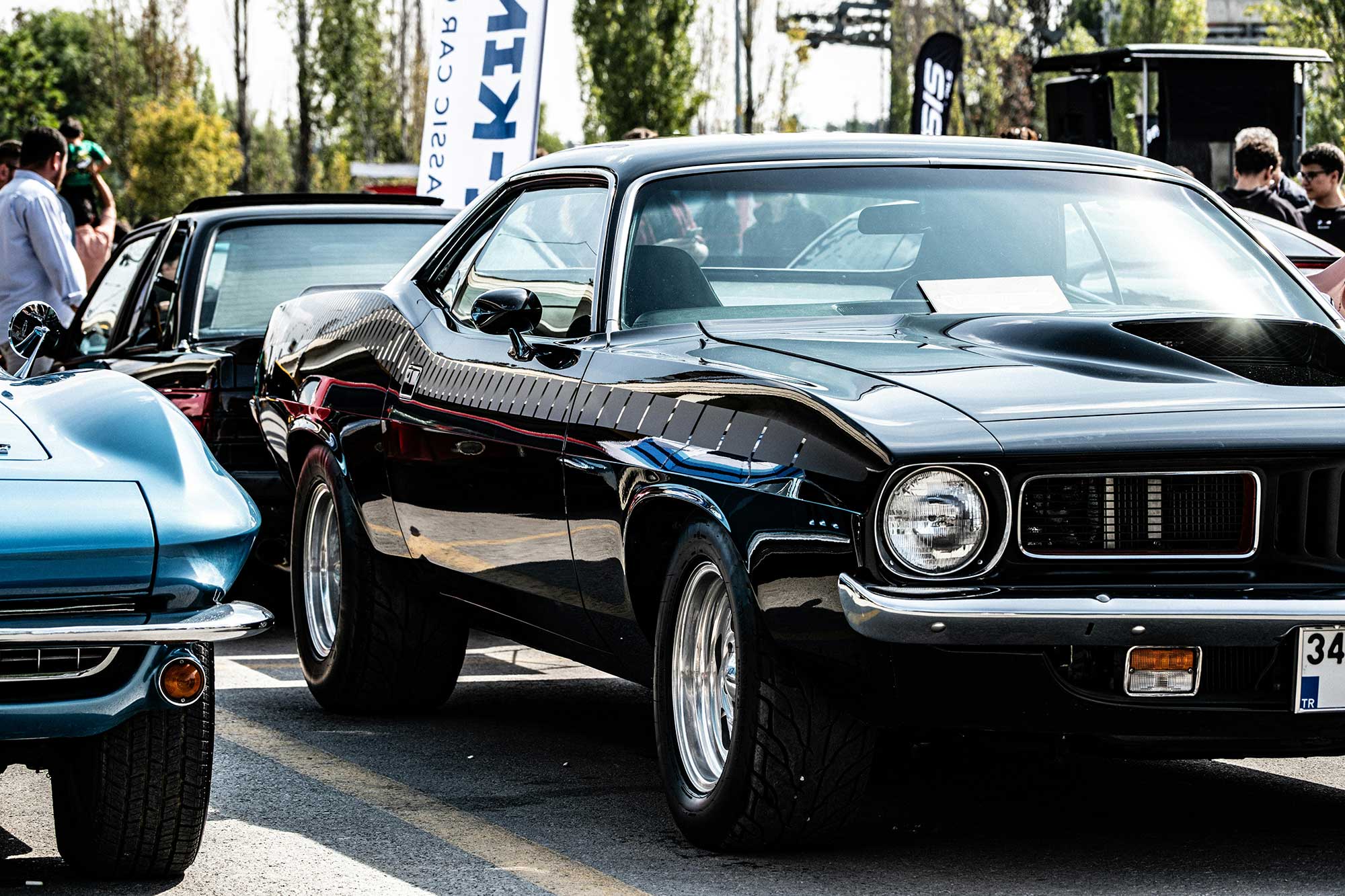 Classic Cars on display