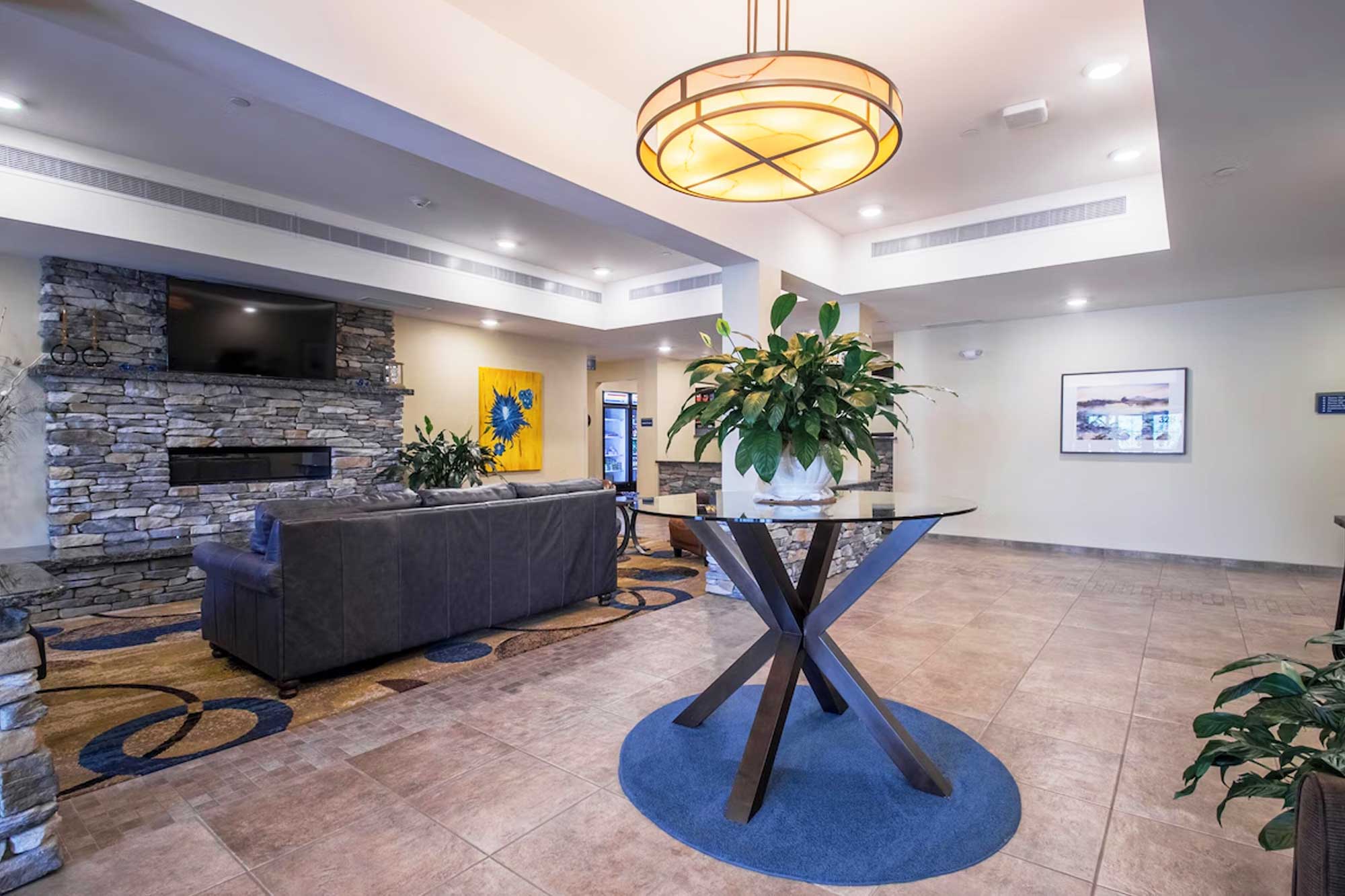 Front desk of lobby lounge