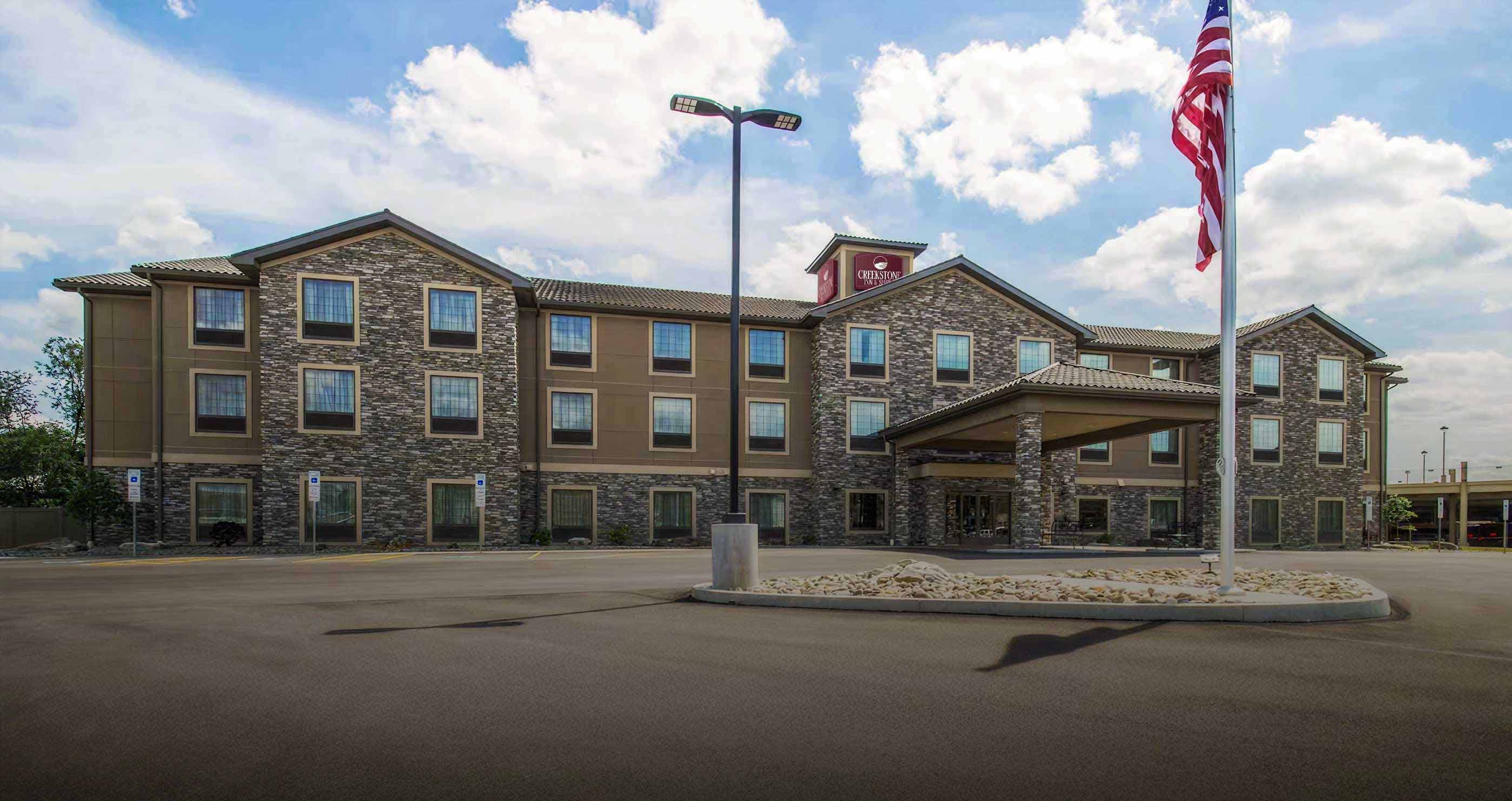 Hotel front building view