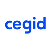 Cegid company logo in blue lowercase letters.