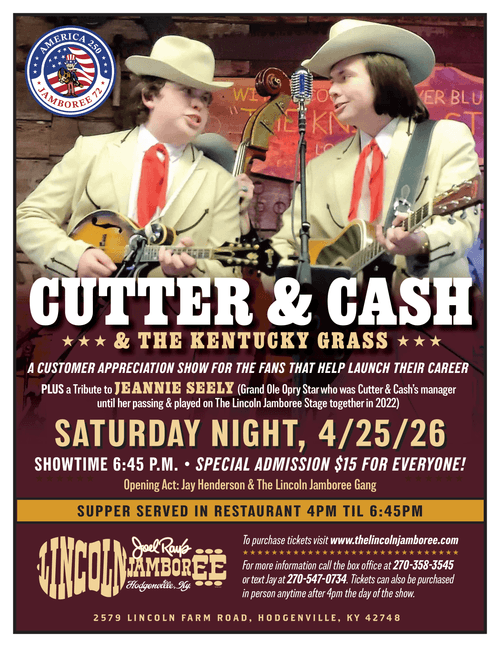 Show Schedule & Tickets | Live Country Music | Lincoln Jamboree