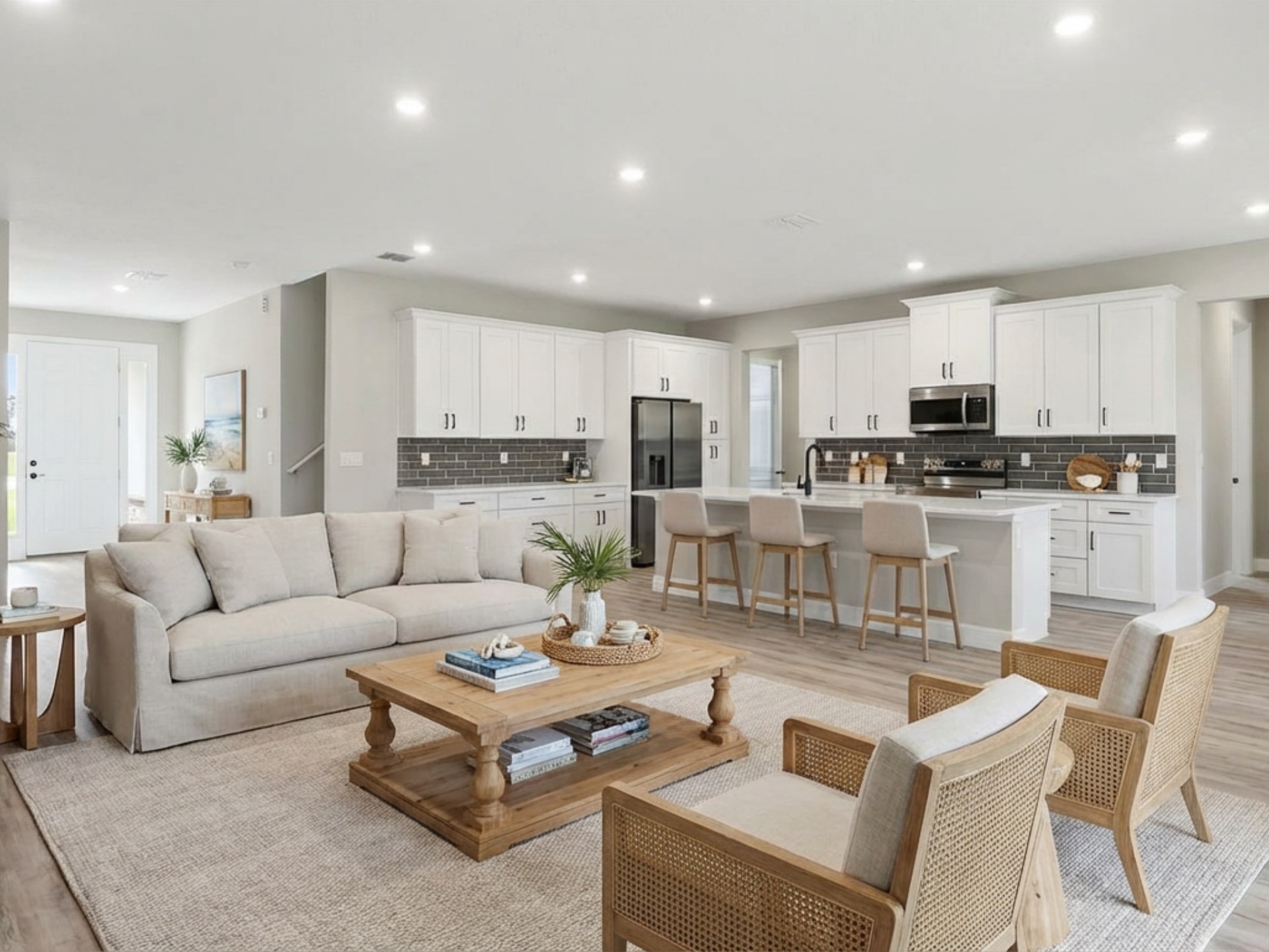 Living Room & Kitchen