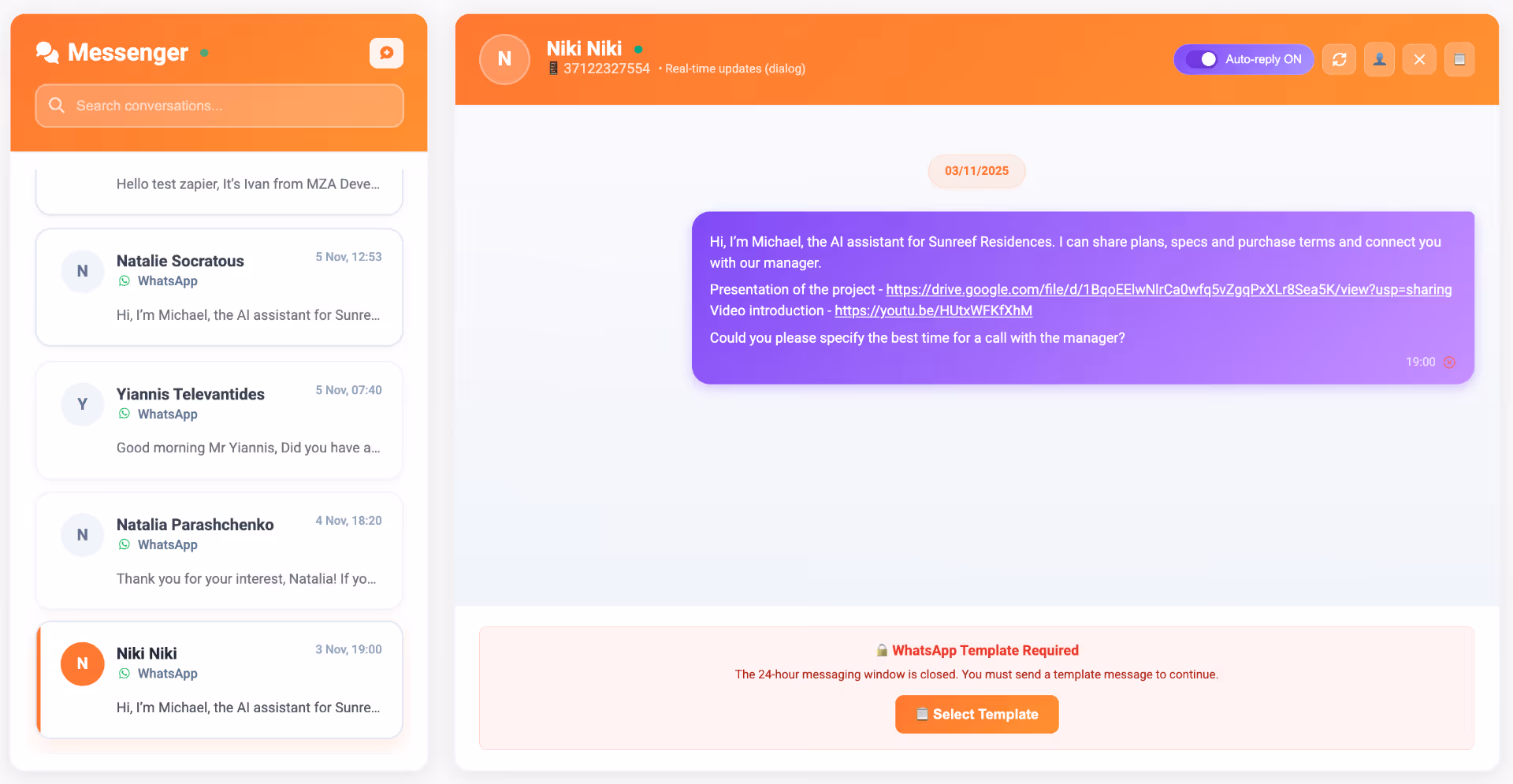 Sales hub