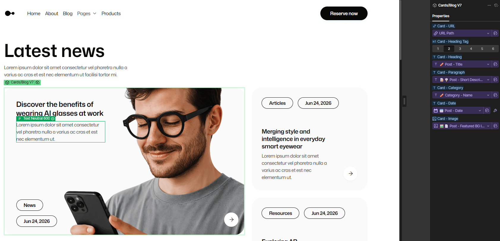 Gadgetar Webflow Template And Ui Kit Cms Content | BRIX Template
