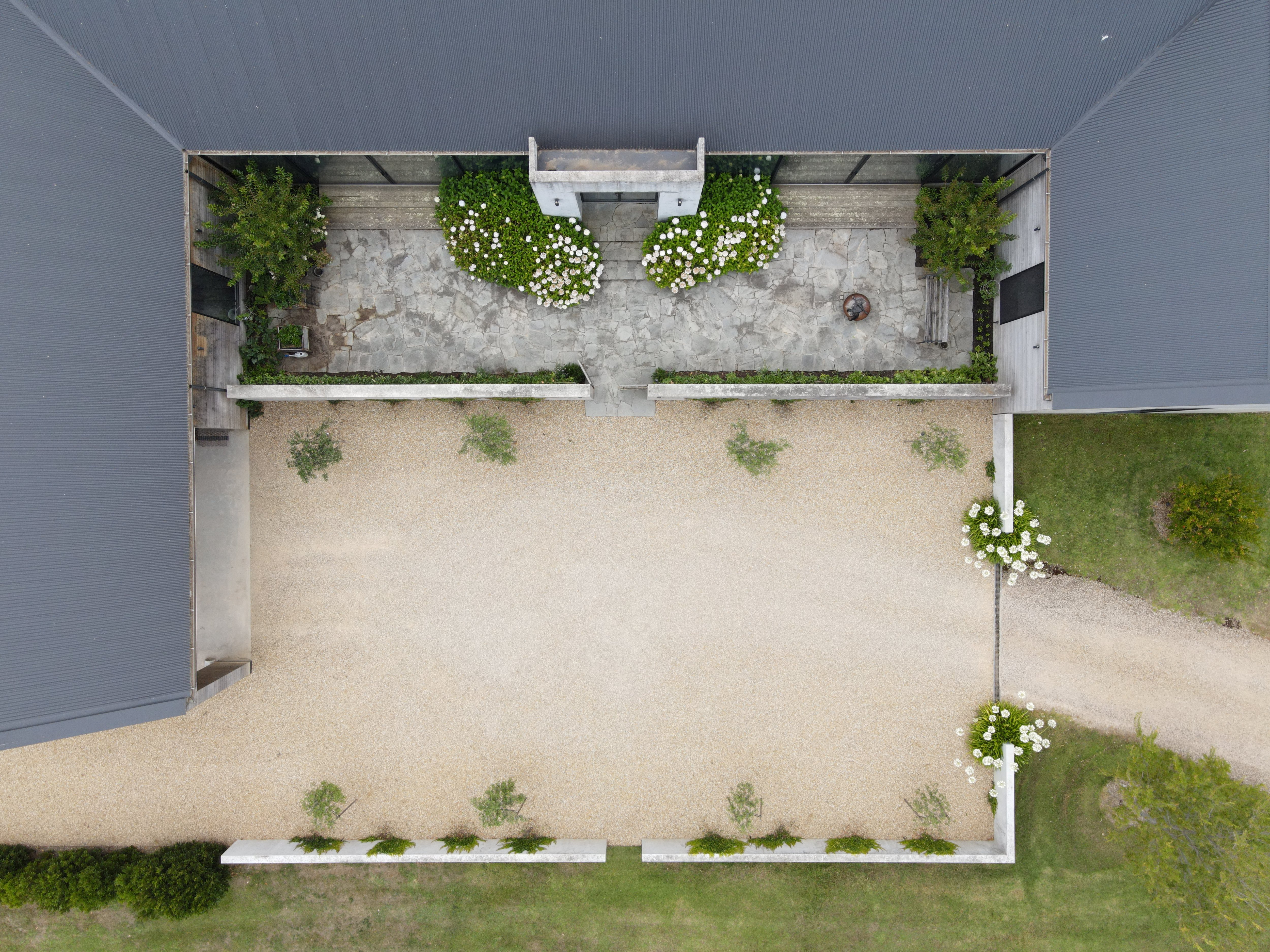 Manicured hydrangeas on premium Mornington Peninsula garden