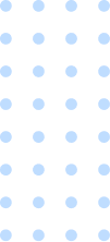 Pattern of evenly spaced blue dots arranged in a grid on a transparent background.