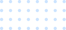 Pattern of evenly spaced blue dots on a white background arranged in horizontal rows.