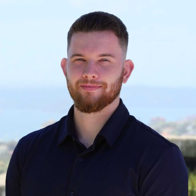 Headshot of Liam Hoffman, Head of AI, The Strategy Group