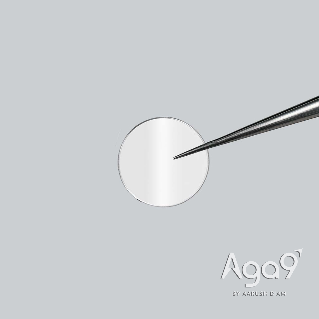 3mm Round Single Crystal Diamond Plate