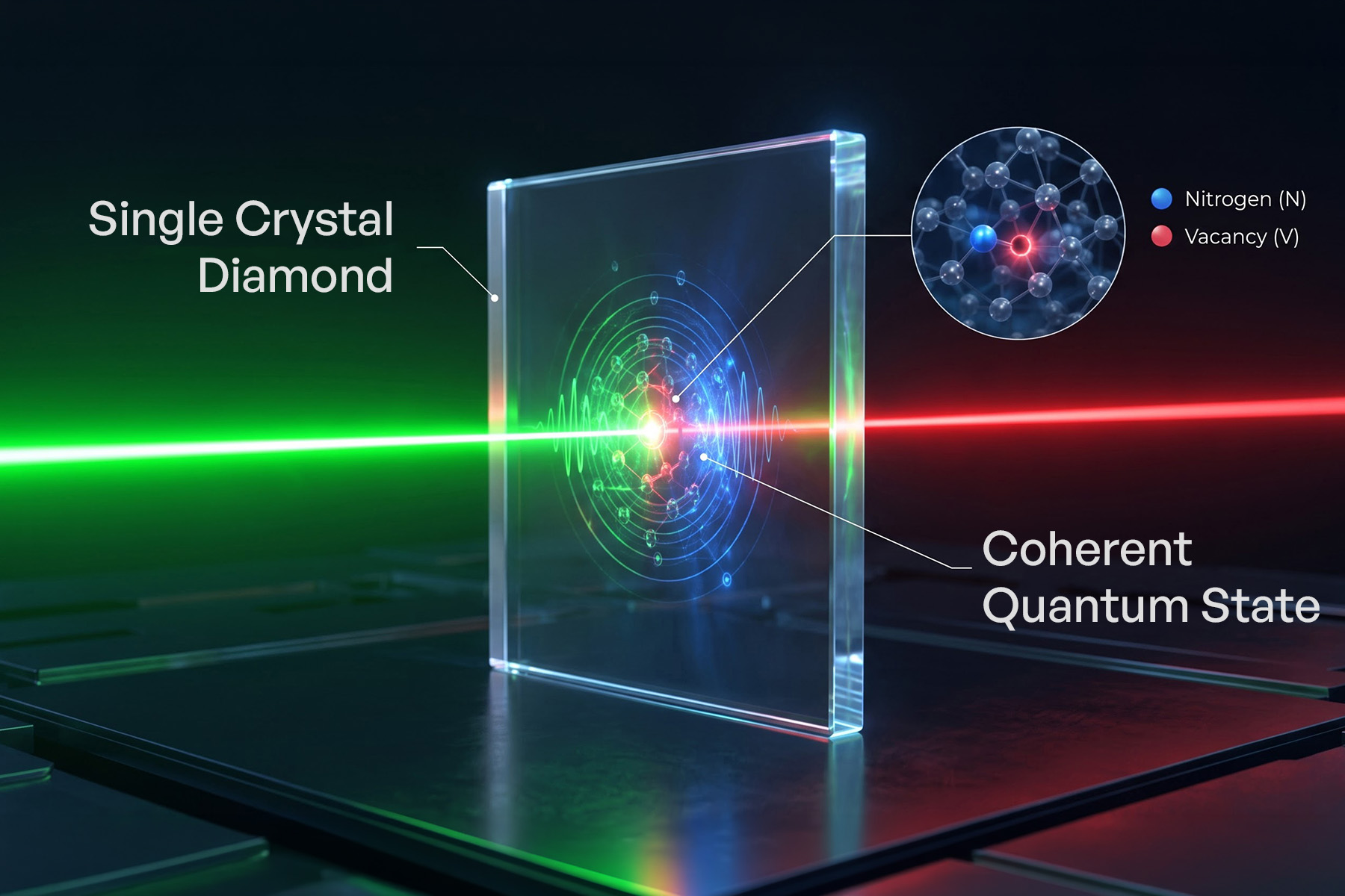 Diamond-Based Qubits: How CVD Plate Quality Affects Quantum Coherence Time