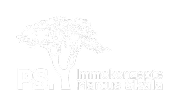 Logo mit einem stilisierten Baum und dem Text ‚PS. Immokonzepte Marcus Skala‘ in Weiß auf schwarzem Hintergrund.
