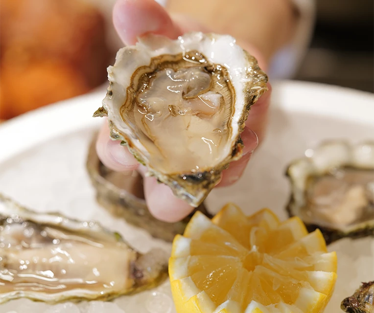 Assiette d'huitre