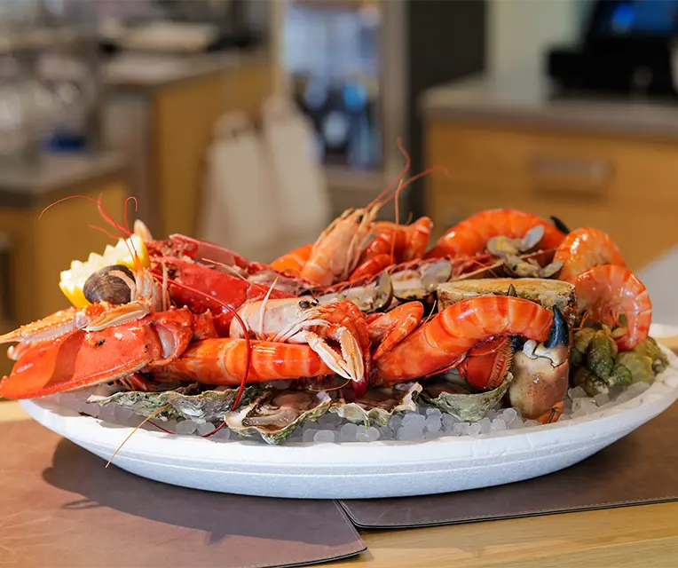Assiette de crustacés