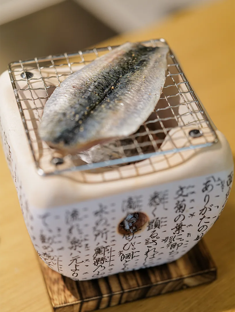 Filet de poissons sur grill