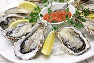 Assiette de 12 Huitres