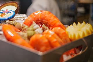 Crevettes cuites 30/40 Origine Madagascar (200g)