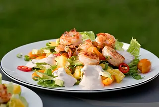 Salade de gambas