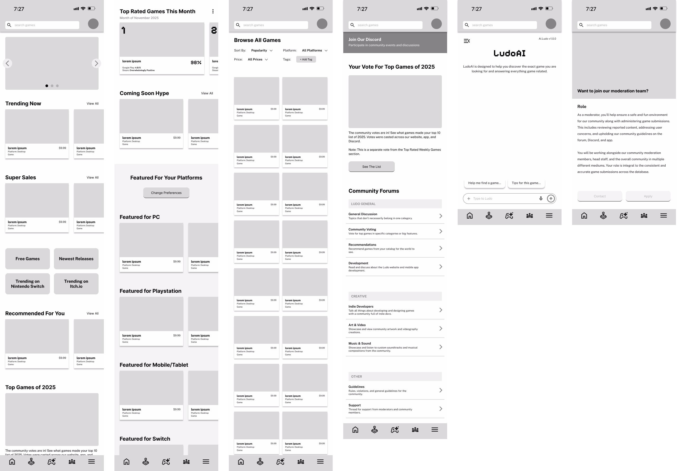 low-fidelity prototypes mobile